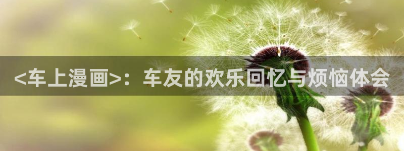 yy漫画免费阅读：<车上漫画>：车友的欢乐回忆与烦恼体会